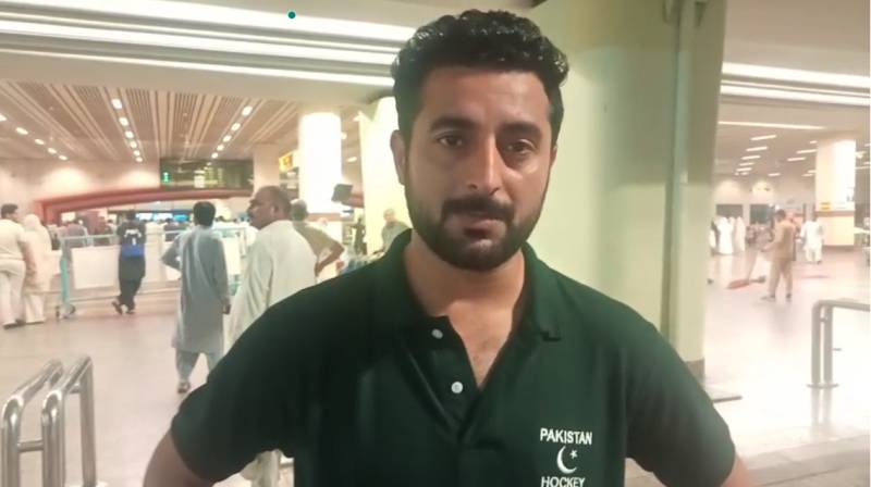 National hockey team accorded welcome at Lahore airport 