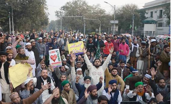 Protest rally in Rawalpindi against Israeli and US aggression on Iran