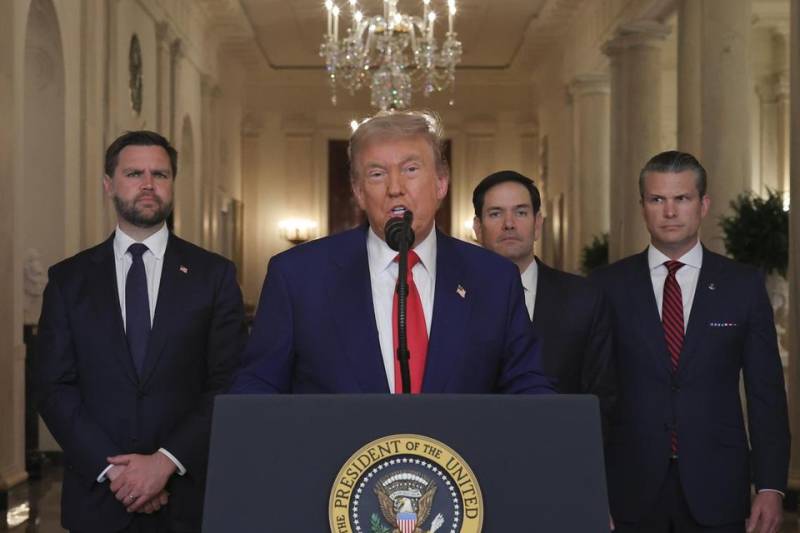 Trump's remarks in full after US strikes on Iran