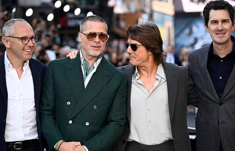 Tom Cruise and Brad Pitt turn heads at London premiere of F1: The Movie
