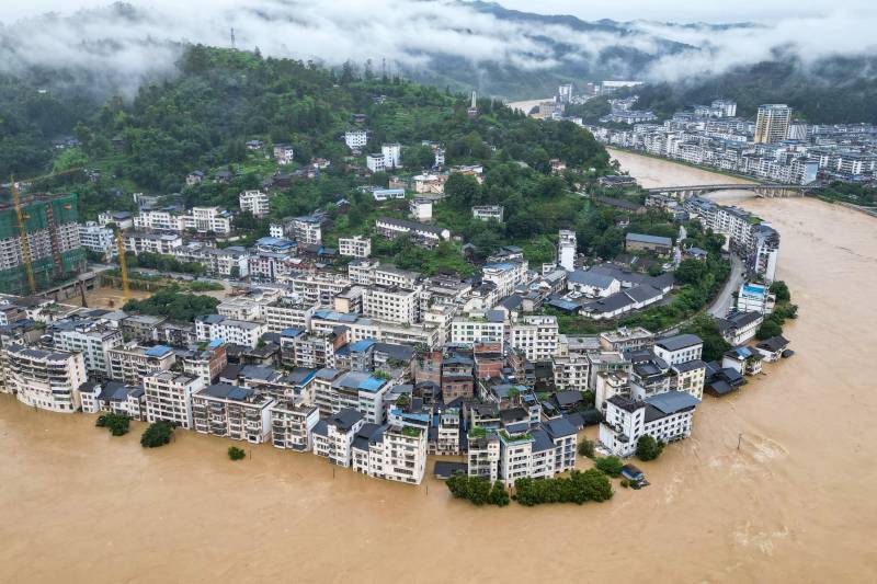 Over 80,000 people flee severe flooding in southwest China