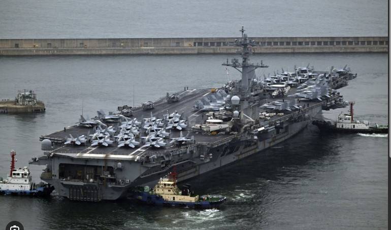 Two Chinese men arrested in South Korea filming US carrier