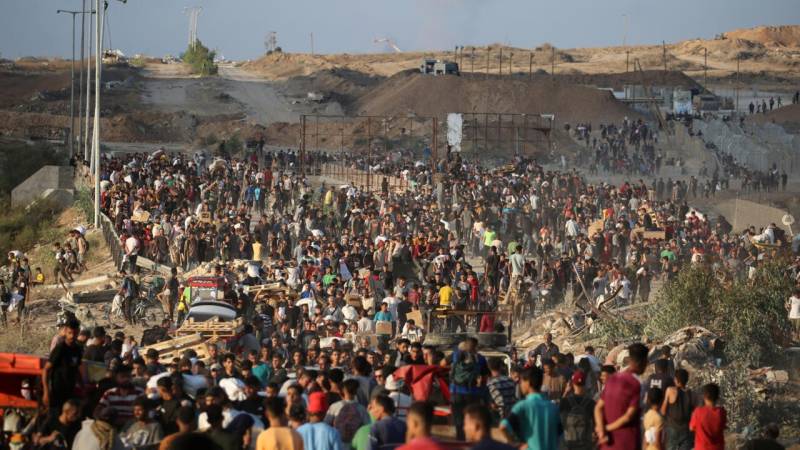Spain PM alleges 'genocide' in Gaza as rescuers say 56 killed