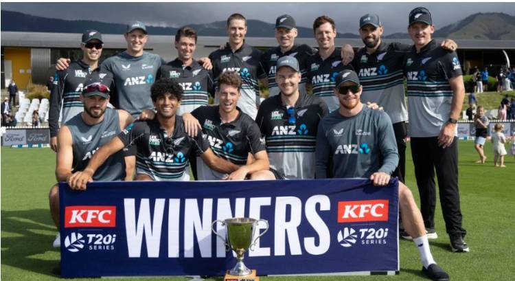 New Zealand unveils revamped T20I squad for tri-nation series in Zimbabwe