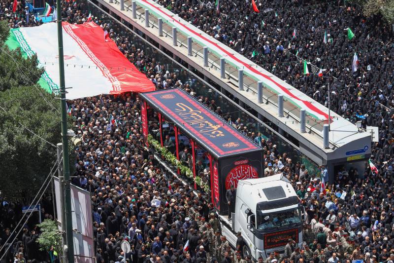 Iran holds state funeral for scientists, commanders martyred in war with Israel