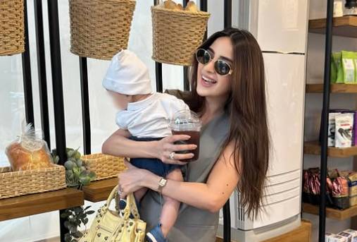 ‘Mini date with Major love’: Saboor Aly’s stylish adventure with daughter Serena