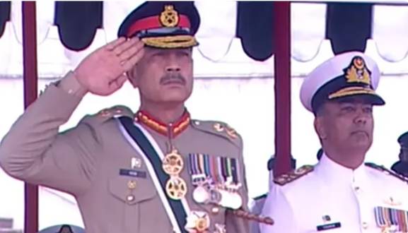 Field Marshal Asim Munir attends PNS Rahbar passing-out parade