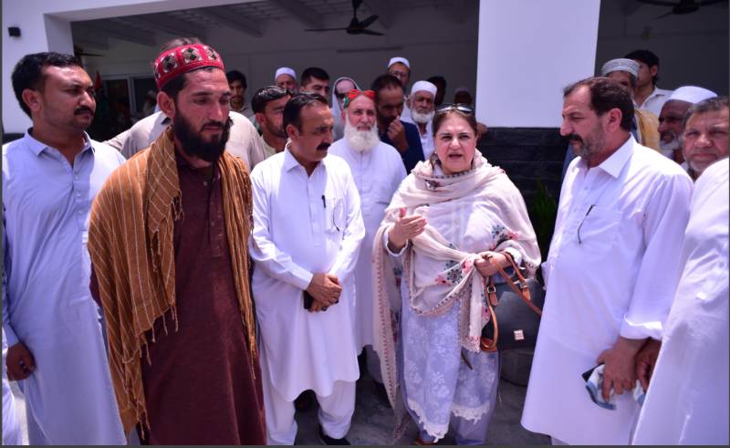 BISP chairman visits Swat to honour youth for rescuing tourists