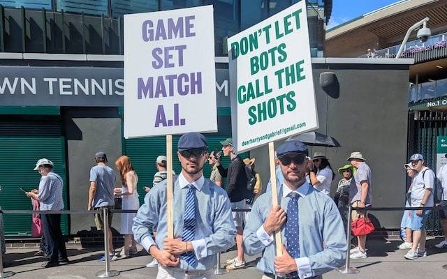 Line judges missed at Wimbledon as AI takes their jobs