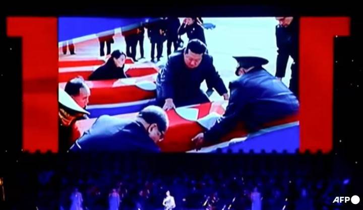 North Korea's Kim shown honouring troops killed in Russia-Ukraine war
