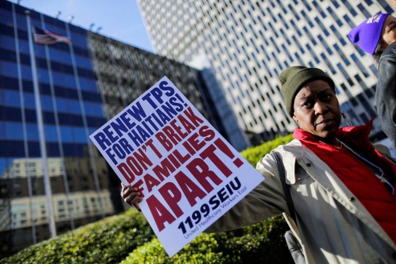 Judge blocks Trump from ending Haitians' protected status