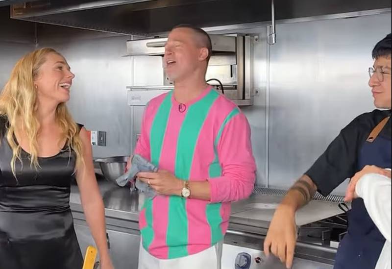 Brad Pitt goes viral for making tacos in ‘F1’ promo