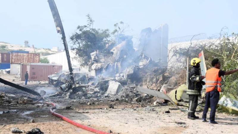 Three dead in AU helicopter crash in Somali capital: police