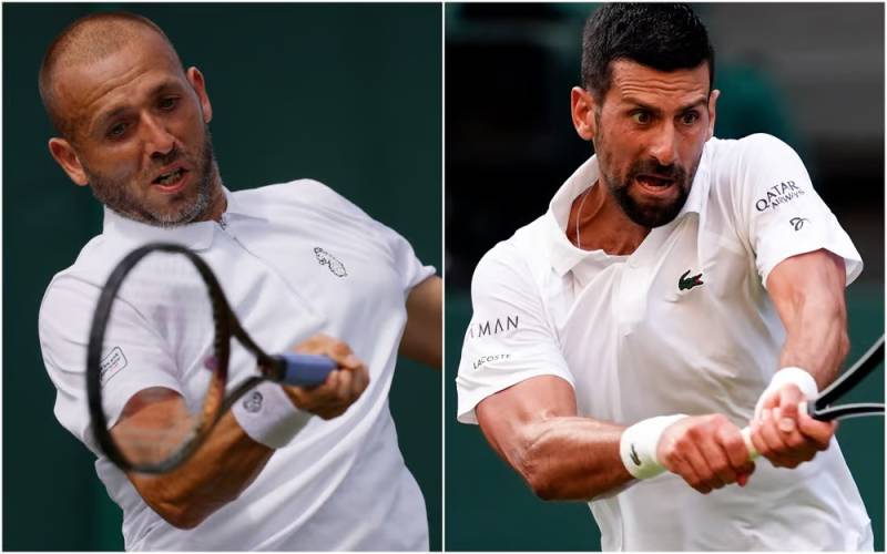 Djokovic crushes Evans to reach Wimbledon third round