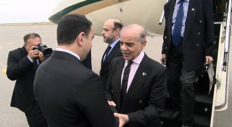 PM Shehbaz Sharif arrives in Azerbaijan to attend ECO Summit