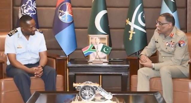 South African Air Chief calls on CJCSC Gen Sahir Shamshad
