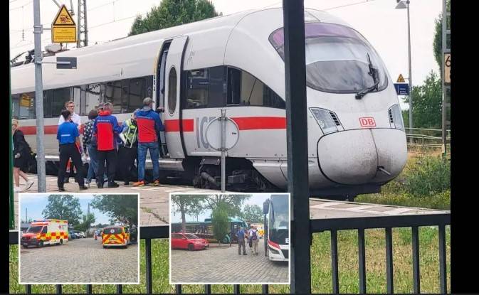 'Violent' attack wounds four on German high-speed train
