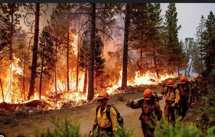 California battles biggest wildfire of the year