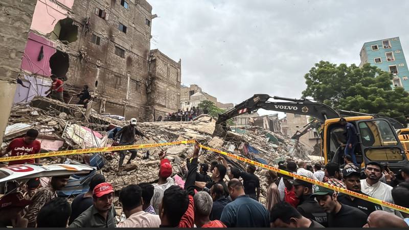 11 die, 8 injured as 6-storey residential building collapses in Karachi