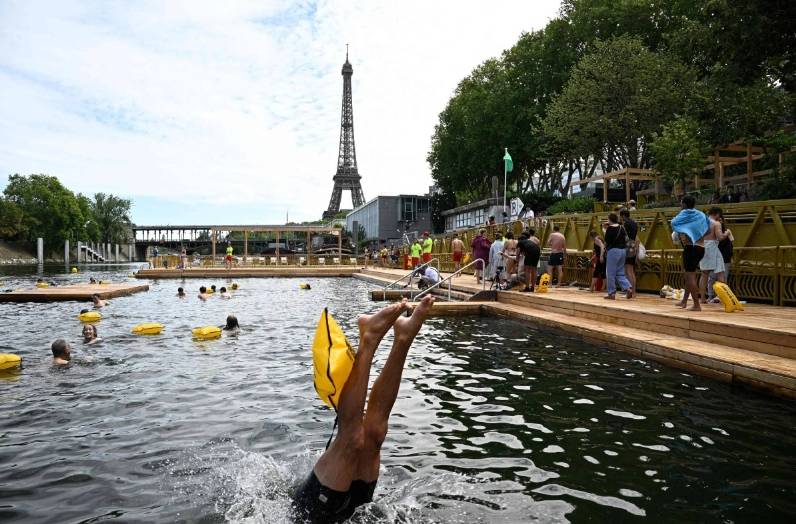 'Childhood dream': Seine reopens to Paris swimmers after century-long ban