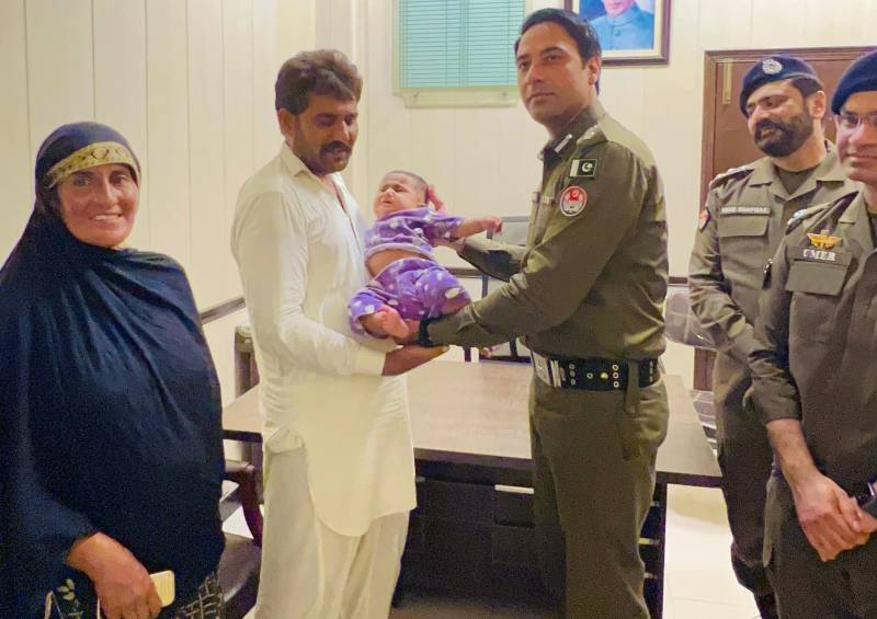 Lahore Police swiftly rescue kidnapped infant despite Muharram security duties