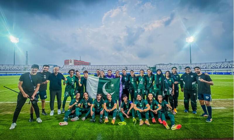 Pakistan's women win over Kyrgyzstan in AFC Qualifiers 