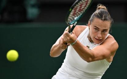 Sabalenka storms into Wimbledon quarters as Alcaraz braces for Rublev test