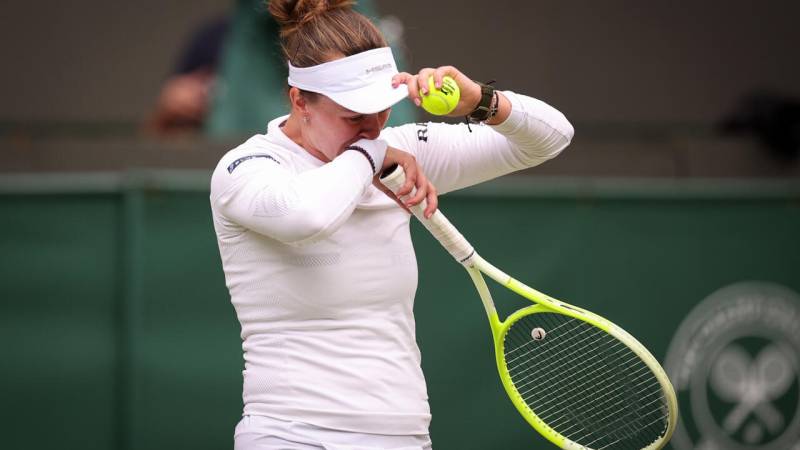 Tearful defending champion Krejcikova knocked out of Wimbledon