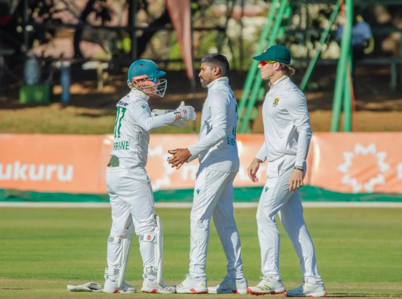 Mulder’s record 367 puts South Africa on brink of innings win against Zimbabwe