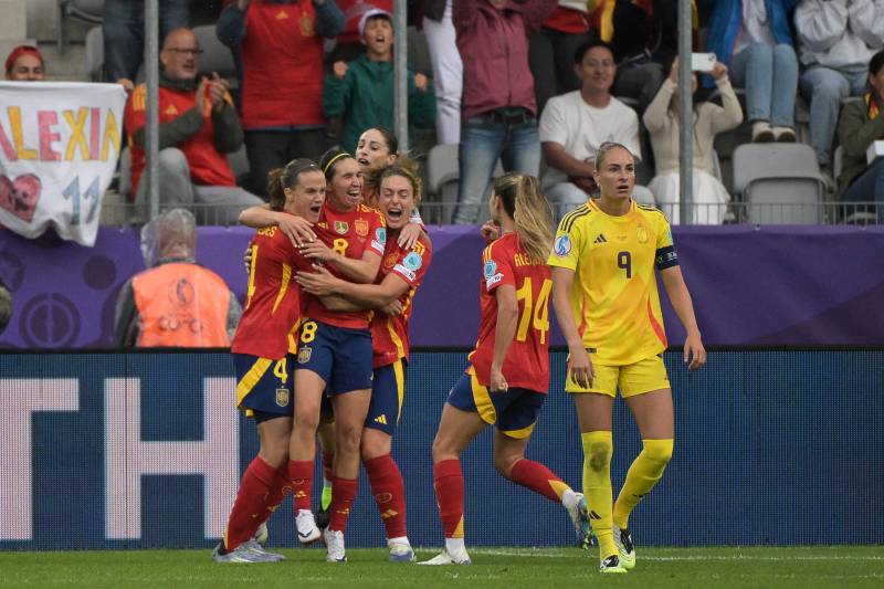 Relentless Spain thump Belgium to close in on Euro 2025 quarters