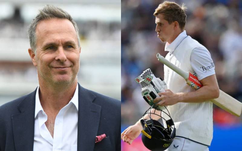 Vaughan says Crawley 'lucky' to have so many England caps