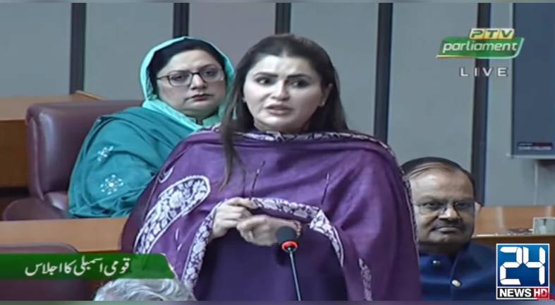 PPP Shazia Marri clashes with Talal Ch over CDA Amendments Bill