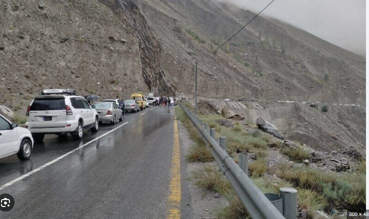 Trees, crops damaged, Karakoram Highway blocked as rain lashes GB 