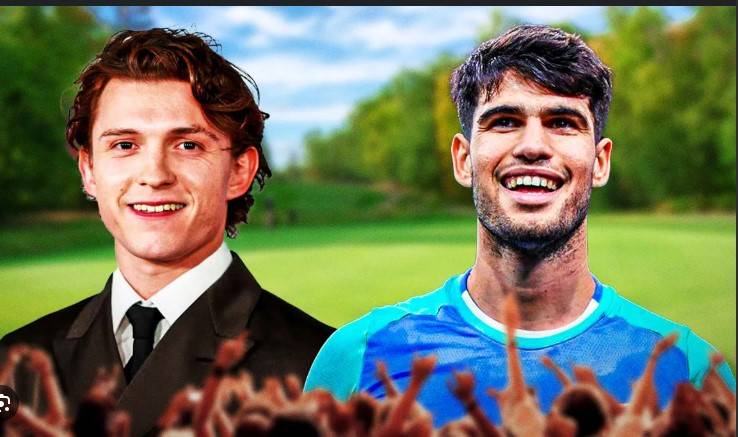 Wimbledon champion Alcaraz challenges movie star Tom Holland to golf match