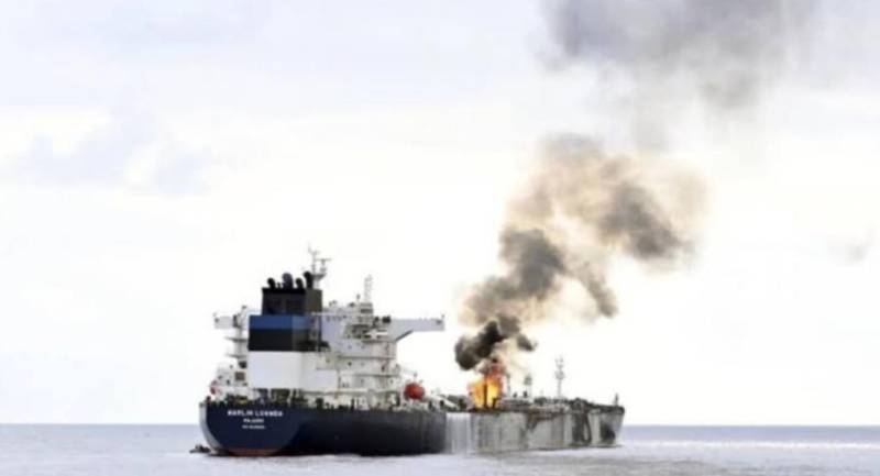 Five crew rescued from cargo ship attacked in Red Sea