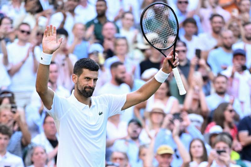 Djokovic reaches record 14th Wimbledon semi-final