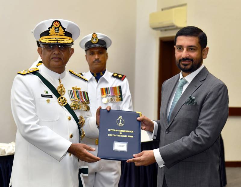 Admiral Naveed Ashraf presides over Pakistan Navy Investiture Ceremony 2025