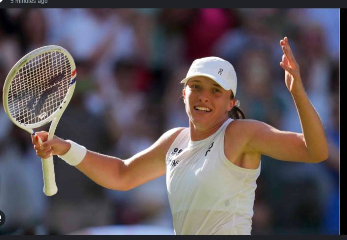 Swiatek surprised by surge to Wimbledon final