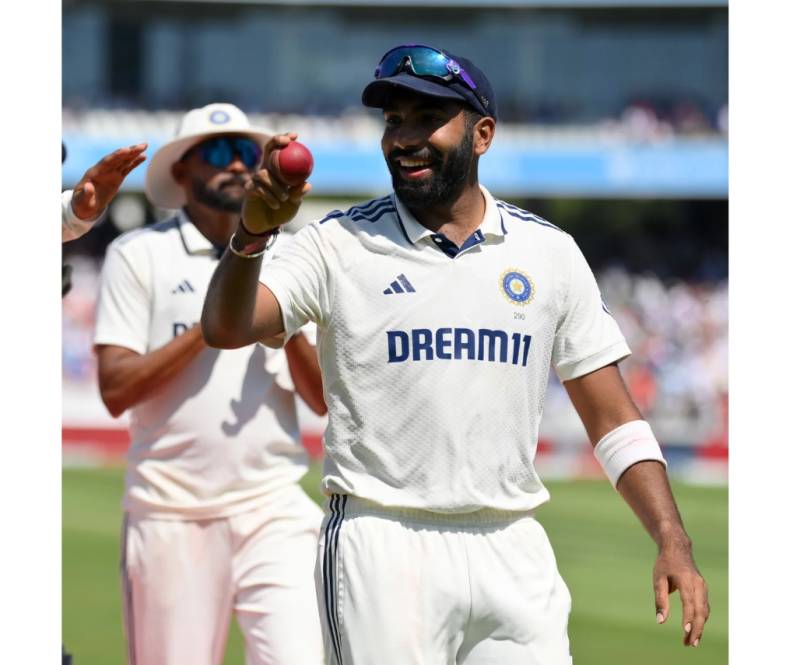 Five-star Bumrah strikes for India as England post 387