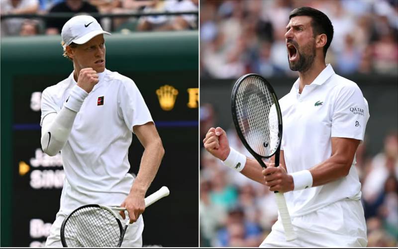 Jannik Sinner thumps Novak Djokovic to reach maiden Wimbledon final