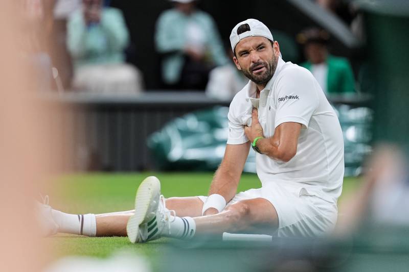 Wimbledon withdrawal 'most painful moment' for Dimitrov