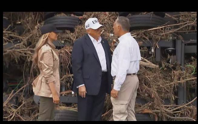Trump voices shock at devastating scale of Texas flood damage