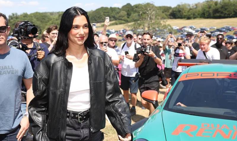 Dua Lipa races into Goodwood Festival of Speed 
