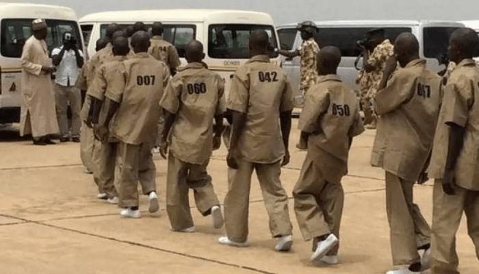 Nigeria says jailed 44 for terrorism financing