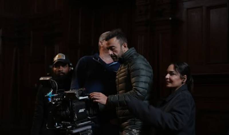 Meera’s BTS post hints at upcoming film with Shaan