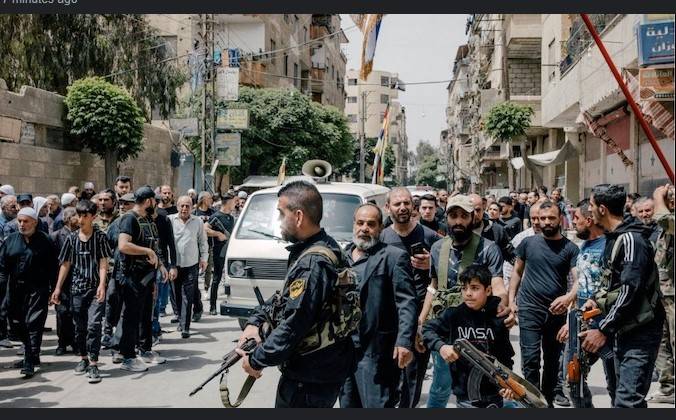 Clashes in predominantly Druze Syrian city kill 37