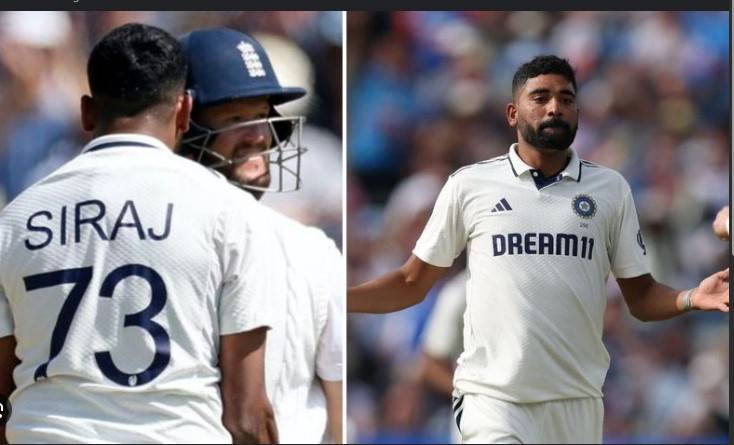 India's Siraj fined for Duckett 'send-off' at Lord's