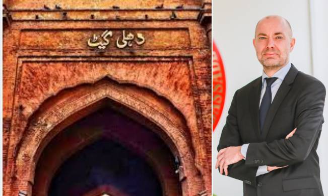 Danish Ambassador explores historic Delhi Gate in Lahore