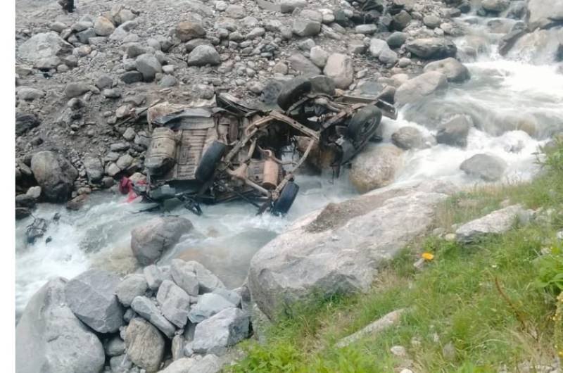 Four die as jeep plunges into deep gorge in Neelum Valley