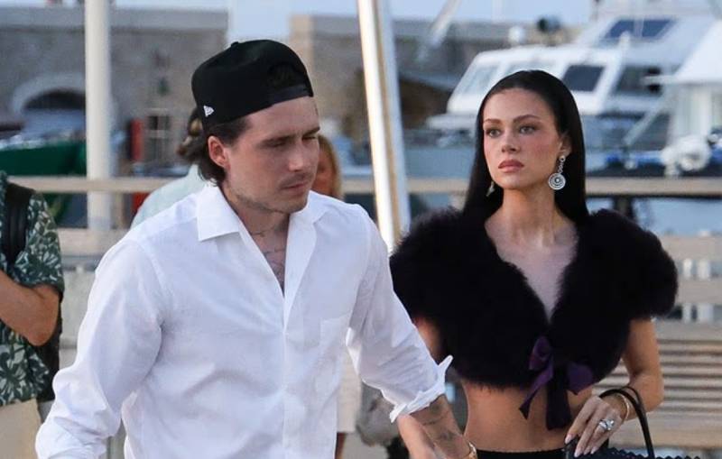 Nicola Peltz appears tense during outing with Brooklyn Beckham